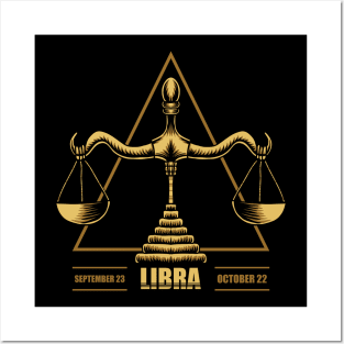 Libra Zodiac Symbol Posters and Art